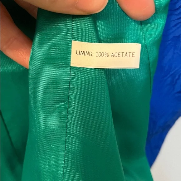 Adrianna Papell Vintage Silk Printed Buttoned Blouse‎ and Skirt Set Size 10 - Picture 4 of 11